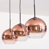 Koyoto hanging light, globe light, pendant light black, 3-light sources