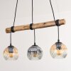 Ripoll hanging light, globe light, pendant light Ecru, black, 3-light sources
