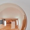 Chehalis globe light, wall light 23 cm Amber, Smoke-coloured, 3-light sources