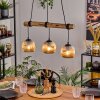 Ripoll hanging light, globe light, pendant light Ecru, black, 3-light sources