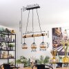 Ripoll hanging light, globe light, pendant light Ecru, black, 3-light sources