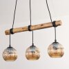 Ripoll hanging light, globe light, pendant light Ecru, black, 3-light sources