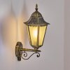 Hongkong outdoor wall light, wall light gold, black, 1-light source