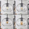 Apedo hanging light, globe light, pendant light clear, 3-light sources
