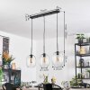 Apedo hanging light, pendant light clear, 3-light sources