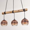 Ripoll hanging light, globe light, pendant light Ecru, black, 3-light sources
