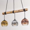 Ripoll hanging light, globe light, pendant light Ecru, black, 3-light sources