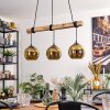 Koyoto hanging light, globe light, pendant light Ecru, black, 3-light sources