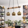 Koyoto hanging light, globe light, pendant light Ecru, black, 3-light sources