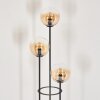 Gastor floor lamp 25 cm black, 3-light sources