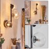 Chehalis globe light, wall light 23 cm clear, 3-light sources