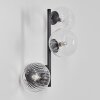 Chehalis globe light 23 cm clear, 3-light sources