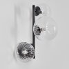 Chehalis globe light, wall light 36.5 cm clear, 3-light sources