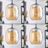Apedo hanging light, pendant light Amber, 3-light sources