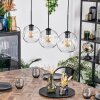 Ripoll hanging light, globe light, pendant light clear, 3-light sources