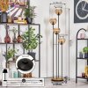 Koyoto floor lamp 30 cm Dark wood, black, 4-light sources