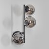 Chehalis globe light, wall light Smoke-coloured, 3-light sources