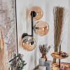 Chehalis globe light, wall light Amber, 3-light sources