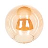 Glass lampshade  Gastor replacement glass, spare part 20 cm Amber