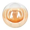 Glass lamp shade  Gastor replacement glass, spare part 30 cm Amber, clear