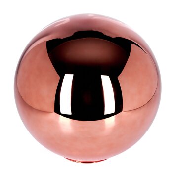 Lamp shade made of glass  Gastor replacement glass, spare part 25 cm coppery