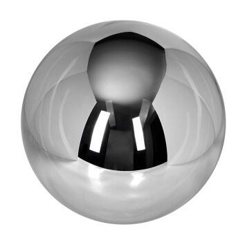 Glass lampshade  Gastor replacement glass, spare part 30 cm Smoke-coloured