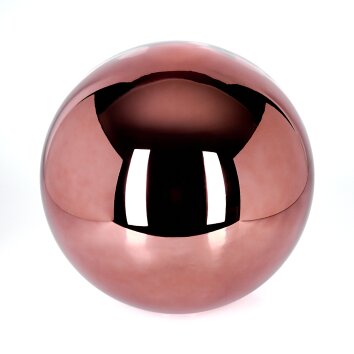 Glass lamp shade  Gastor replacement glass, spare part 30 cm coppery