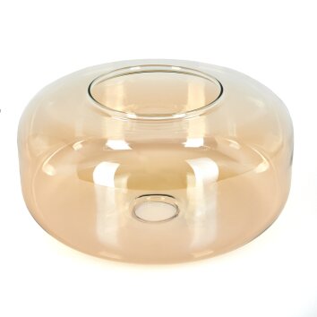Lamp shade made of glass  Boza replacement glass, spare part Amber, clear