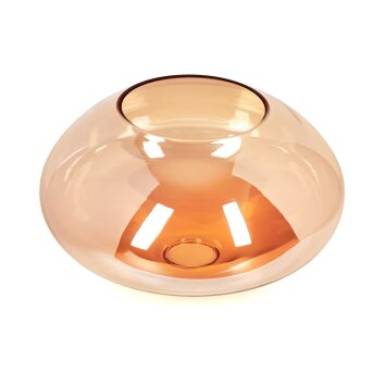 Glass lamp shade  Mertola replacement glass, spare part Amber