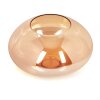 Glass lampshade  Mertola replacement glass, spare part Amber