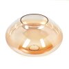 Glass lamp shade  Mertola replacement glass, spare part Amber, clear