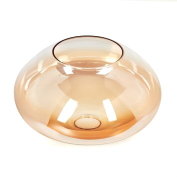 Glass lamp shade  Mertola replacement glass, spare part Amber, clear
