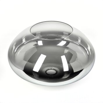 Mertola replacement glass, spare part clear, Smoke-coloured