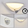CARANO Outdoor Wall Light LED white, 1-light source, Motion sensor