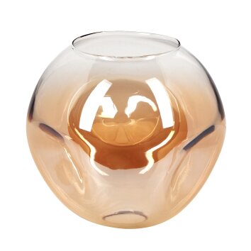 Glass lamp shade  Ripoll replacement glass, spare part Amber, clear