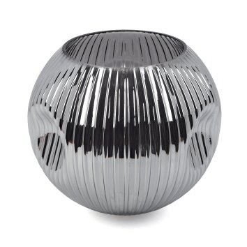 Lamp shade made of glass  Ripoll replacement glass, spare part Smoke-coloured