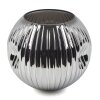 Glass lamp shade  Ripoll replacement glass, spare part chrome, Smoke-coloured