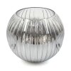 Glass lampshade  Ripoll replacement glass, spare part chrome, clear, Smoke-coloured
