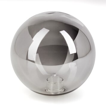 Lamp shade made of glass  Remaisnil replacement glass, spare part Smoke-coloured