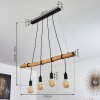 Seegaard Pendant Light Light wood, black, 4-light sources