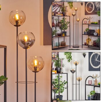 Koyoto floor lamp 30 cm black, 3-light sources