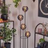 Koyoto floor lamp 30 cm Dark wood, black, 4-light sources