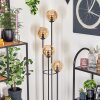 Gastor floor lamp 30 cm Dark wood, black, 4-light sources