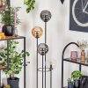 Gastor floor lamp 30 cm Dark wood, black, 4-light sources