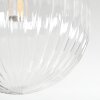 Chehalis ceiling light, globe light clear, 3-light sources