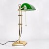 Ragaz Banker lamp, desk lamp, table lamp brass, 1-light source