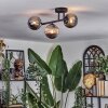 Chehalis ceiling light, globe light Smoke-coloured, 3-light sources