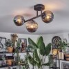 Chehalis ceiling light, globe light Smoke-coloured, 3-light sources