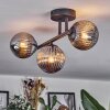 Chehalis ceiling light, globe light Smoke-coloured, 3-light sources
