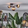 Chehalis ceiling light, globe light Smoke-coloured, 3-light sources